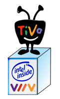 TiVo And Intel Work Together On Digital Home Initiatives TiVo Inc., creator of and a leader in television services for digital video recorders, announced that it is working with Intel to develop functionality in a TiVo application that will enable it to work with Intel Viiv technology to pave the way for a dramatic change in the way entertainment is consumed at home or on the go . 