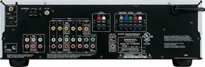 Onkyo TX-SR303 rear panel